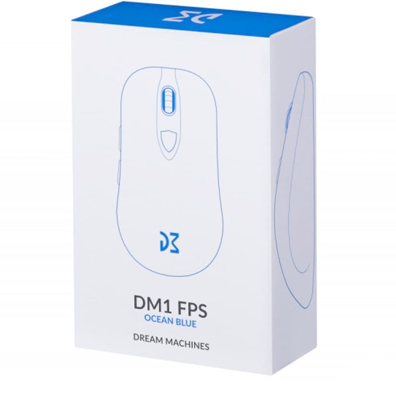 Мышка игровая проводная USB Dream Machines DM1 FPS Blue - фото #5, Technodom.kz