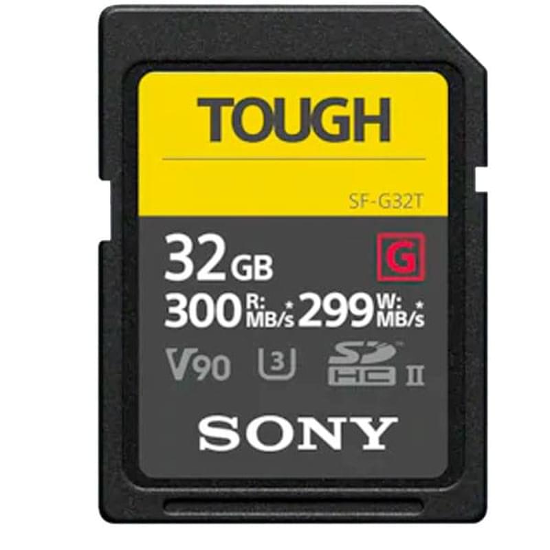 Карта памяти SD 32GB Sony TOUGH G Series, UHS-II W299MB/s, SF-M (SF32TG) - фото #0, Technodom.kz
