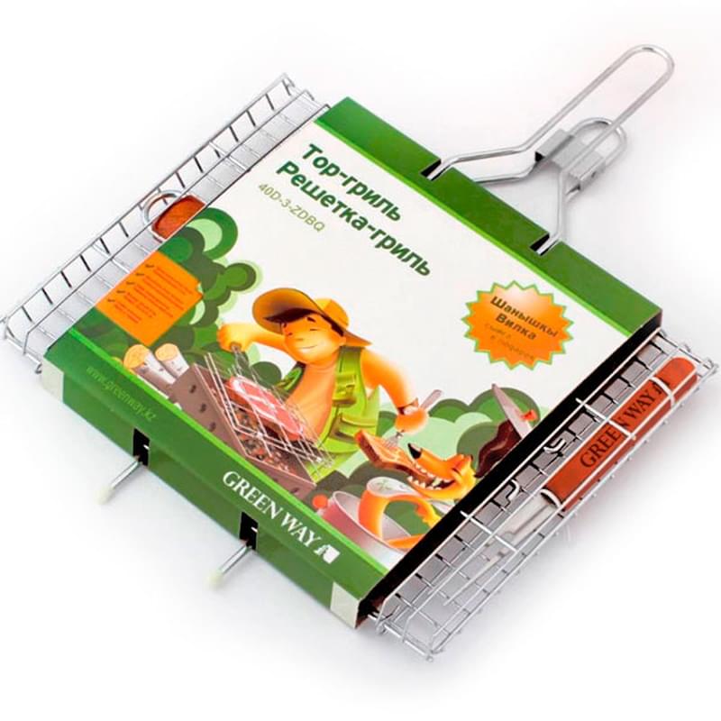 Решетка-гриль+вилка (360*265мм) - фото #0, Technodom.kz Решетка-гриль+вилка (360*265мм) - фото #0, Technodom.kz