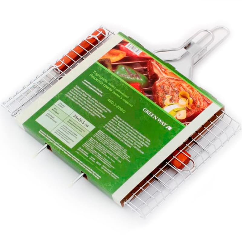 Решетка-гриль+вилка (360*265мм) - фото #1, Technodom.kz Решетка-гриль+вилка (360*265мм) - фото #1, Technodom.kz