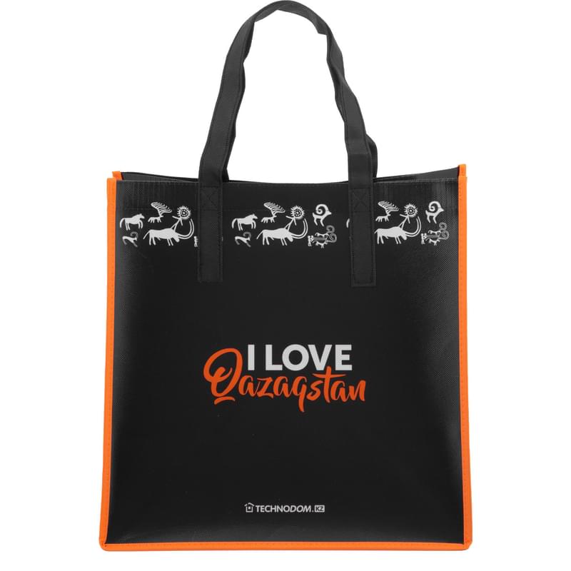 Сумка полипропилен, Technodom "I Love Qazaqstan", 37*37*25 см (BAG_I_love_KZ) - фото #0, Technodom.kz