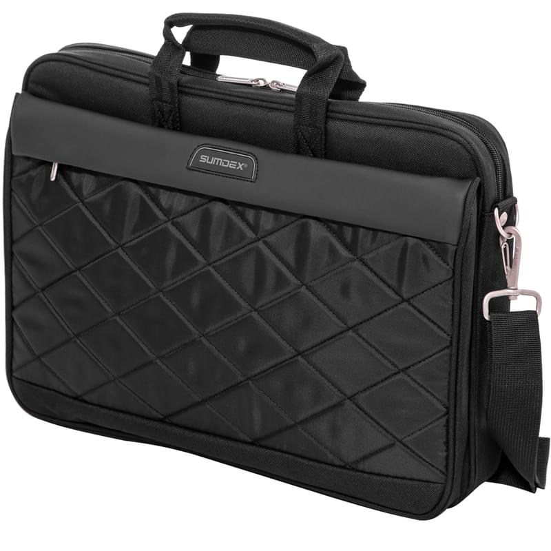 15.6" Sumdex PON-327 Ноутбукке арналған сөмкесі, Black (PON-327BK) - фото #2, Technodom.kz