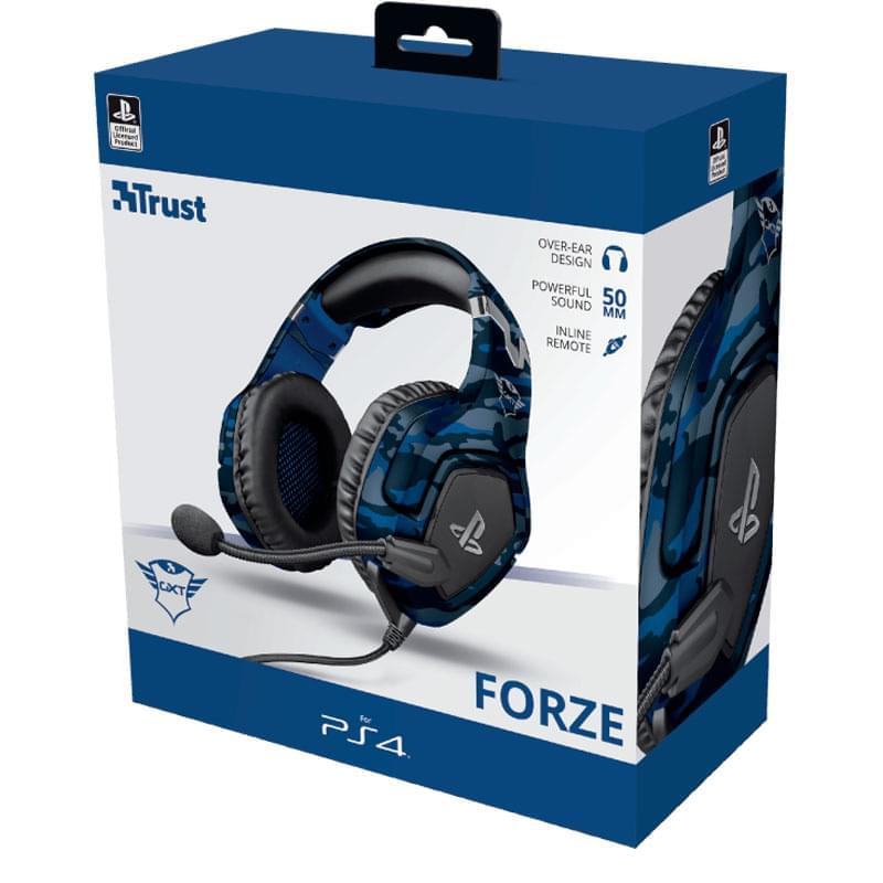 Игровая гарнитура Trust GXT 488 Forze-B PS4, Blue (23532) - фото #6, Technodom.kz