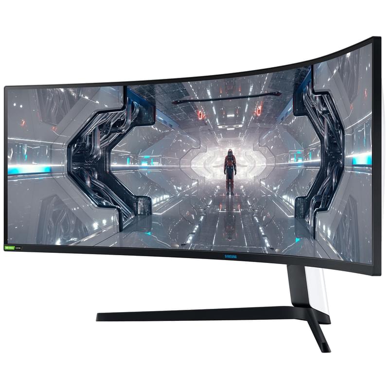 Монитор Игровой 49" Samsung LC49G95TSSIXCI 5120x1440 32:9 VA 240ГЦ (HDMI+2DP) Curved White - фото #1, Technodom.kz