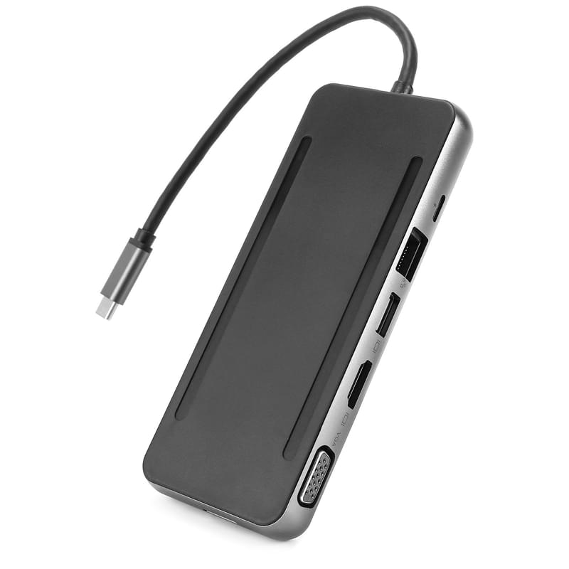 Адаптер Ava Type-C - 1*Type-C PD (87W), 1*HDMI, 4*USB 3.0, 12-in-1, Black (AV-TH-012) - фото #1, Technodom.kz Адаптер Ava Type-C - 1*Type-C PD (87W), 1*HDMI, 4*USB 3.0, 12-in-1, Black (AV-TH-012) - фото #1, Technodom.kz