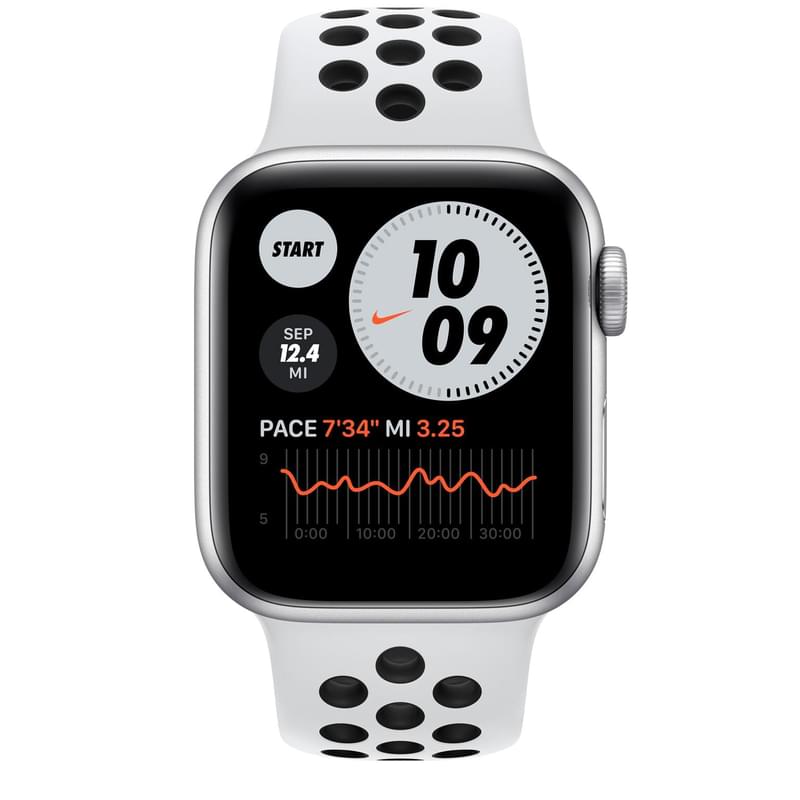 Смарт-часы Apple Watch Nike SE GPS, 40mm Silver Aluminium Case with Platinum Nike Sport Band - фото #1, Technodom.kz