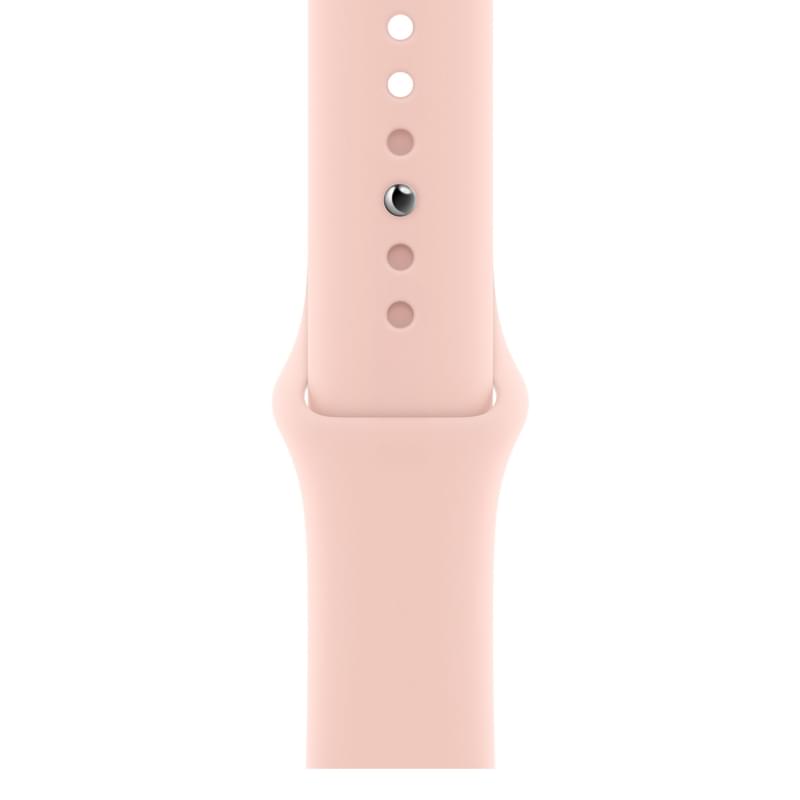 Смарт-часы Apple Watch SE GPS, 44mm Gold Aluminium Case with Pink Sand Sport Band - фото #2, Technodom.kz