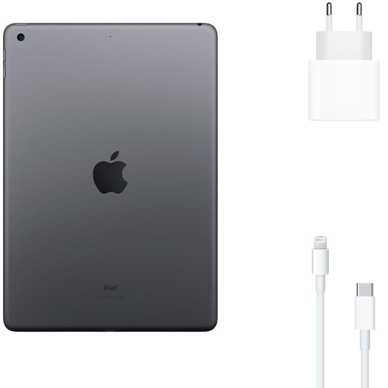 Планшет Apple iPad 10.2 2020 32GB WiFi Space Grey (MYL92RK/A) - фото #3, Technodom.kz