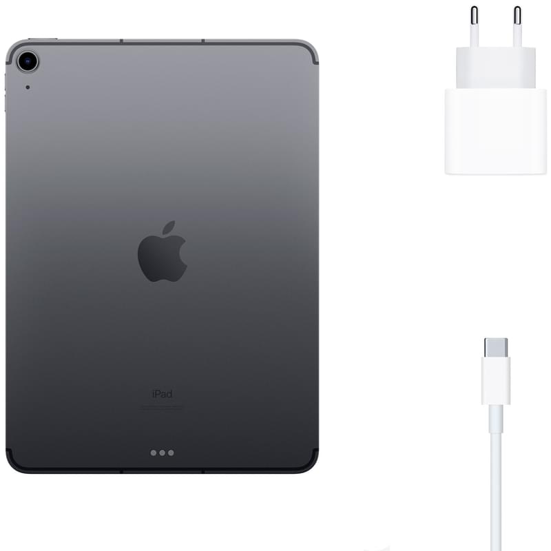 Планшет Apple iPad Air 10.9 2020 64GB WiFi + Cellular Space Grey (MYGW2RK/A) - фото #2, Technodom.kz