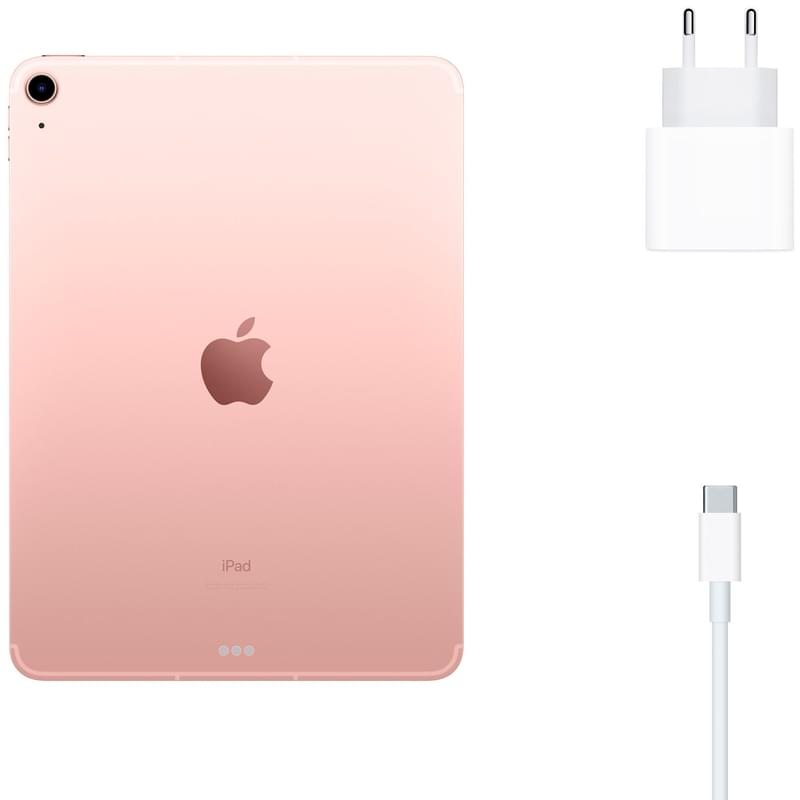 Планшет Apple iPad Air 10.9 2020 256GB WiFi + Cellular Rose Gold (MYH52RK/A) - фото #2, Technodom.kz