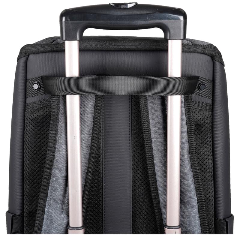 Рюкзак для ноутбука 15.6" NEO NEB-059, Black/Grey, полиэстер (NEB-059BG) - фото #9, Technodom.kz