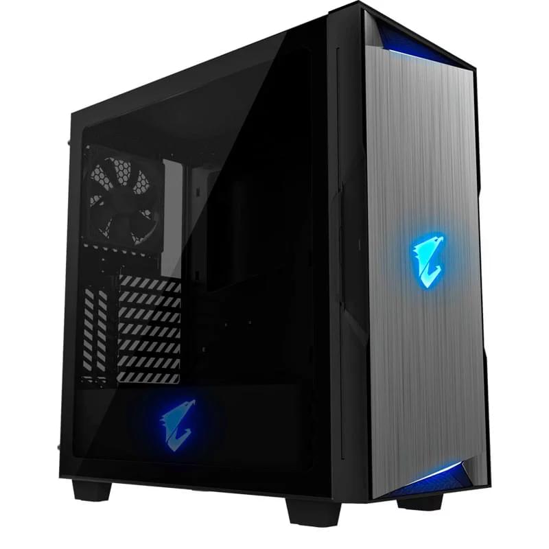 ПК корпус Gigabyte AORUS C300 GLASS MidTower, window, Black ATX (GB-AC300G) - фото #0, Technodom.kz