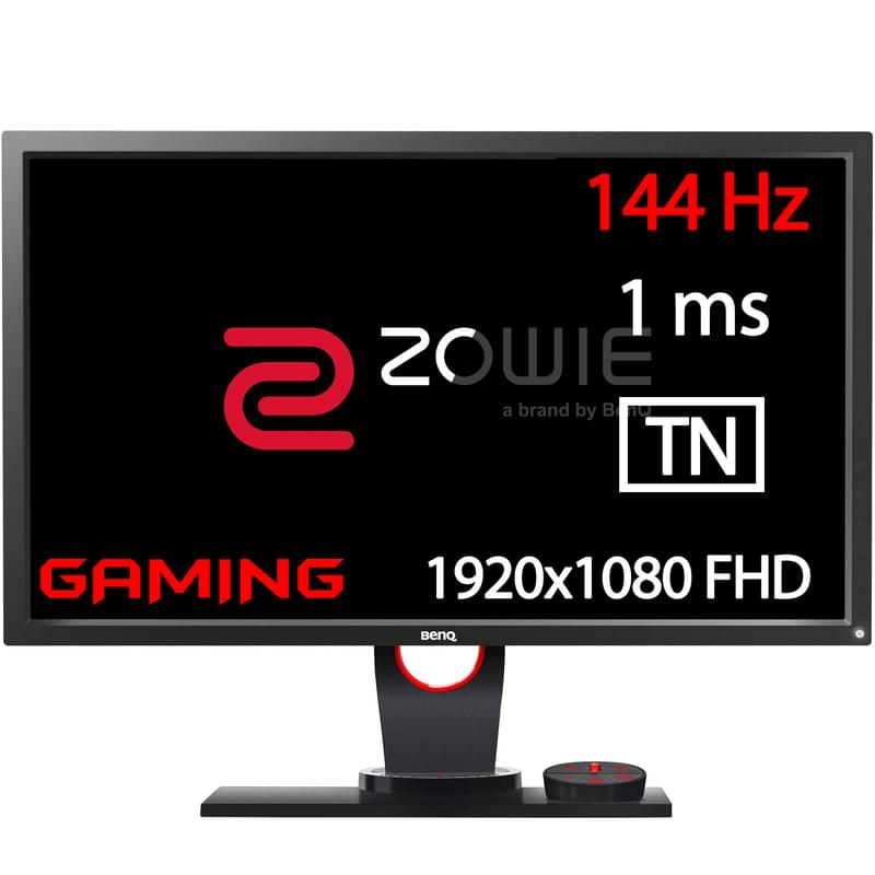 Монитор Игровой 24" BenQ Zowie XL2430 1920x1080 16:9 TN 144ГЦ (2HDMI+DP+DVI+VGA) Black - фото #0, Technodom.kz