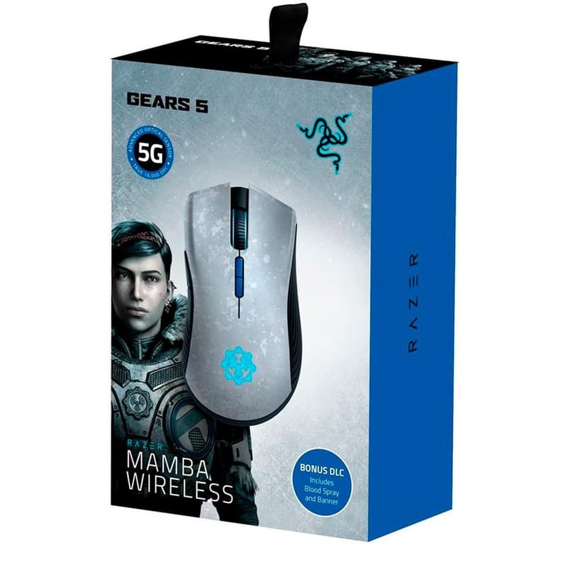 Мышка игровая беспроводная USB Razer Mamba Wireless - Gears of War 5 Ed. - фото #2, Technodom.kz