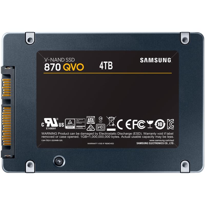Внутренний SSD 2.5" 7мм 4TB Samsung 870 QVO SATA-III 3D QLC (MZ-77Q4T0BW) - фото #1, Technodom.kz