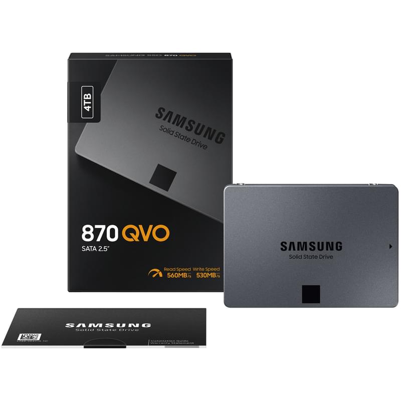 Внутренний SSD 2.5" 7мм 4TB Samsung 870 QVO SATA-III 3D QLC (MZ-77Q4T0BW) - фото #5, Technodom.kz