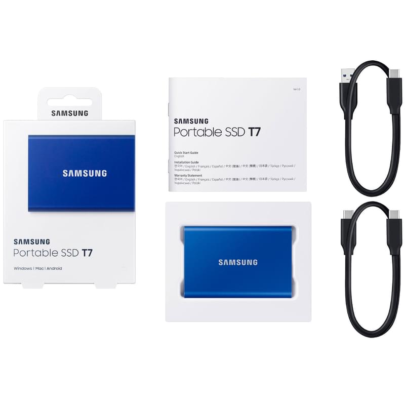 Внешний SSD 1.8" 2TB Samsung T7 Indigo Blue, USB 3.1 (MU-PC2T0H/WW) - фото #6, Technodom.kz Внешний SSD 1.8" 2TB Samsung T7 Indigo Blue, USB 3.1 (MU-PC2T0H/WW) - фото #6, Technodom.kz