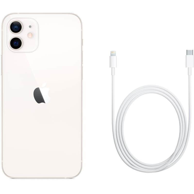 Смартфон Apple iPhone 12 4/64GB White - фото #4, Technodom.kz