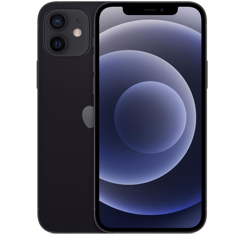 Смартфон Apple iPhone 12 256GB Black - фото #0, Technodom.kz