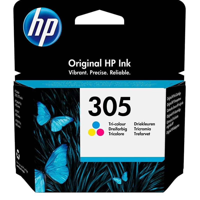 HP Картриджі №305 Tri-color (Deskjet 2320/2710/2720 арналған) (3YM60AE) - фото #0, Technodom.kz