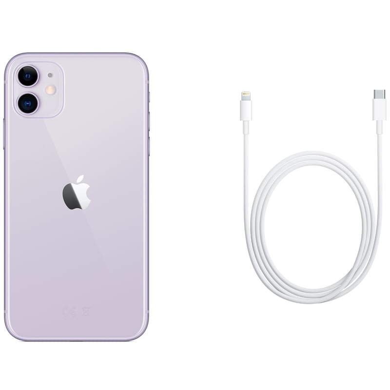 Смартфон Apple iPhone 11 4/64GB Purple - фото #5, Technodom.kz
