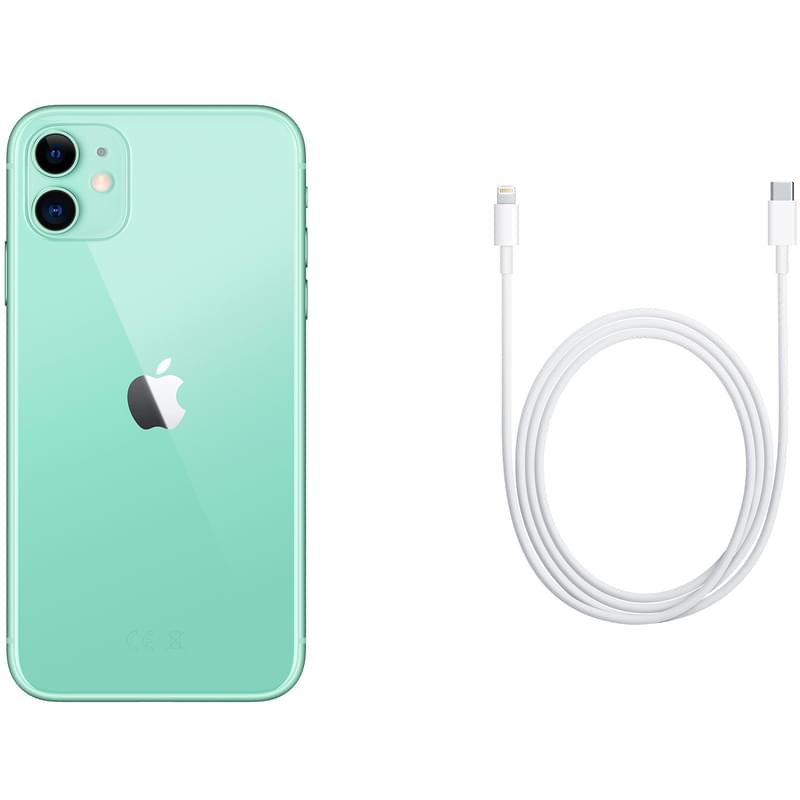 Смартфон Apple iPhone 11 4/128GB Green - фото #5, Technodom.kz