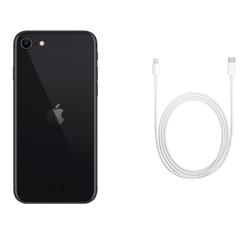 Смартфон Apple iPhone SE 2020 3/128GB Black - фото #4, Technodom.kz
