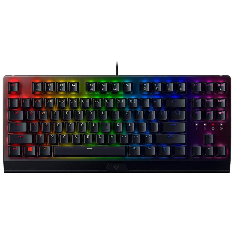 Клавиатура игровая проводная USB Razer BlackWidow V3 Tenkeyless Chroma (Green Switch) - фото #0, Technodom.kz