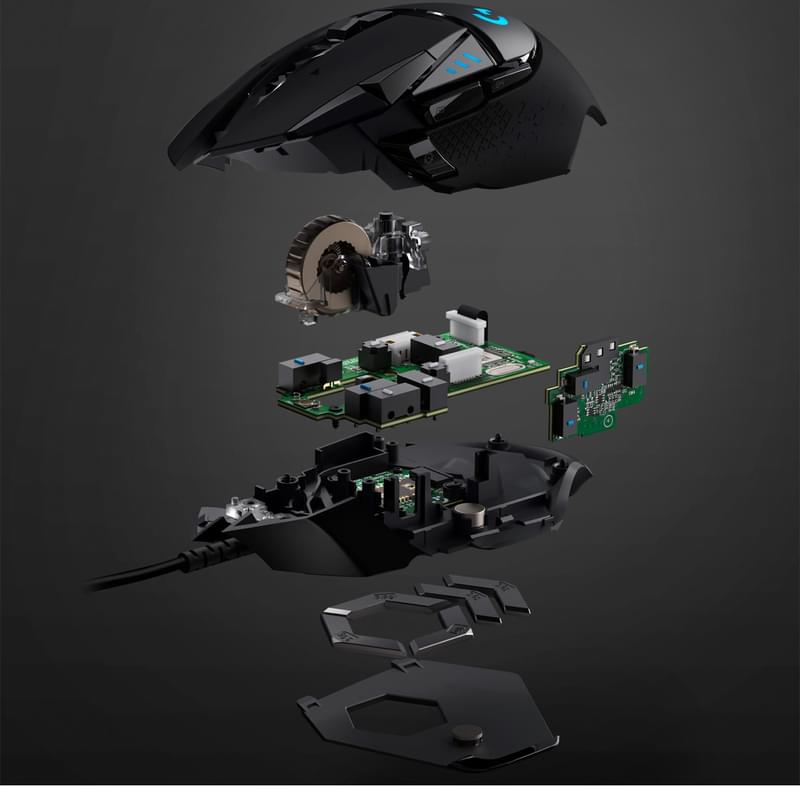 Мышка игровая проводная USB Logitech G502 HERO - фото #8, Technodom.kz