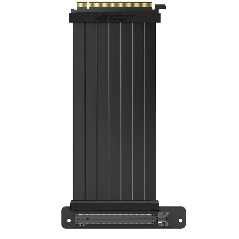Райзер-кабель Asus ROG Strix Riser Cable 240 mm, поворот видеокарты на 90°, PCI-E 3.0 x 16 - фото #0, Technodom.kz