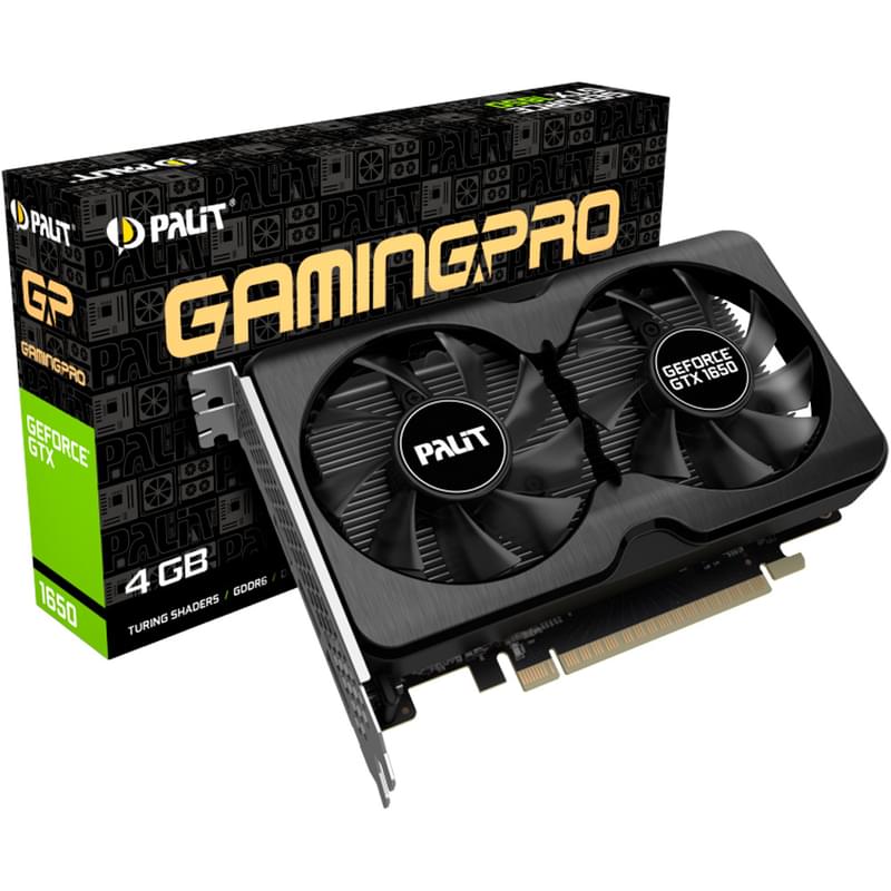 Видеокарта PALIT GTX 1650 GP 4GB 128bit/G6 (HDMI+2DP)(NE6165001BG1-1175A) - фото #5, Technodom.kz