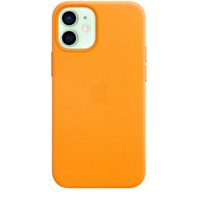 Чехол для IPhone 12 mini, Leather Case with MagSafe, California Poppy (MHK63ZM/A) - фото #1, Technodom.kz