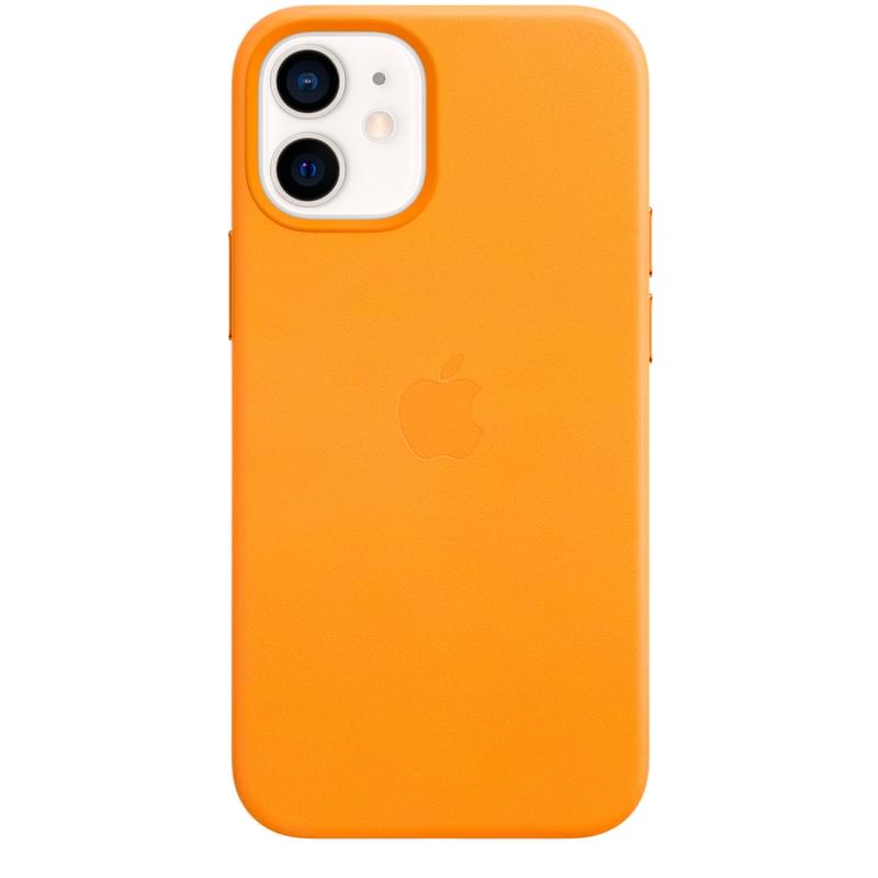 Чехол для IPhone 12 mini, Leather Case with MagSafe, California Poppy (MHK63ZM/A) - фото #3, Technodom.kz