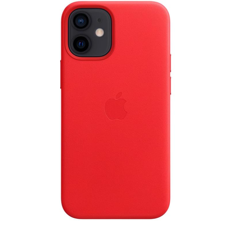 Чехол для IPhone 12 mini, Leather Case with MagSafe, Red (MHK73ZM/A) - фото #4, Technodom.kz
