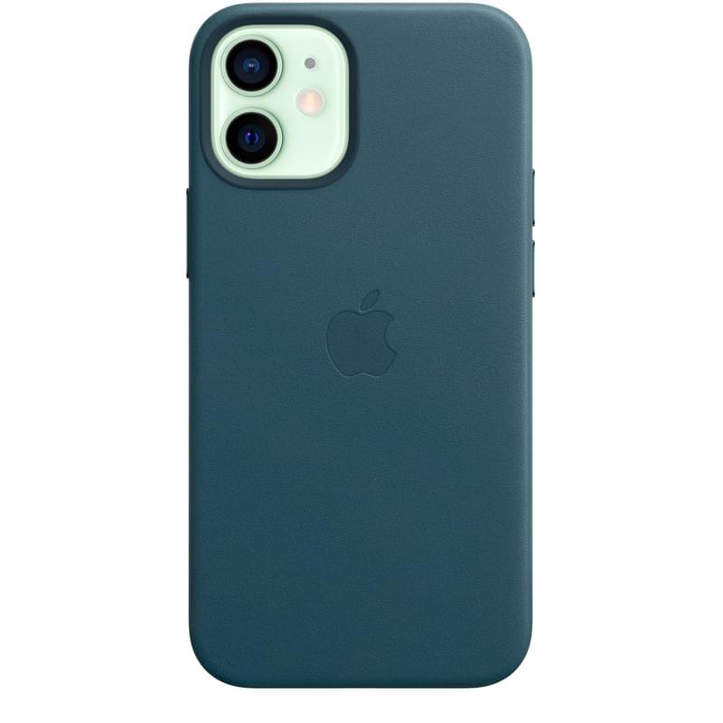 Чехол для IPhone 12 mini, Leather Case with MagSafe, Baltic Blue (MHK83ZM/A) - фото #1, Technodom.kz