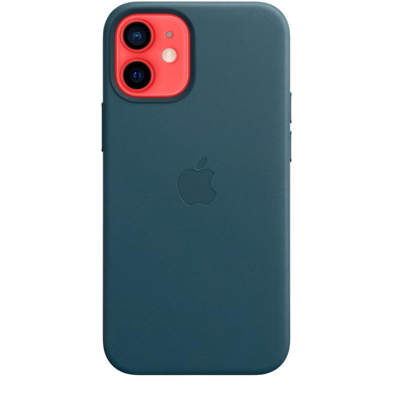 Чехол для IPhone 12 mini, Leather Case with MagSafe, Baltic Blue (MHK83ZM/A) - фото #2, Technodom.kz