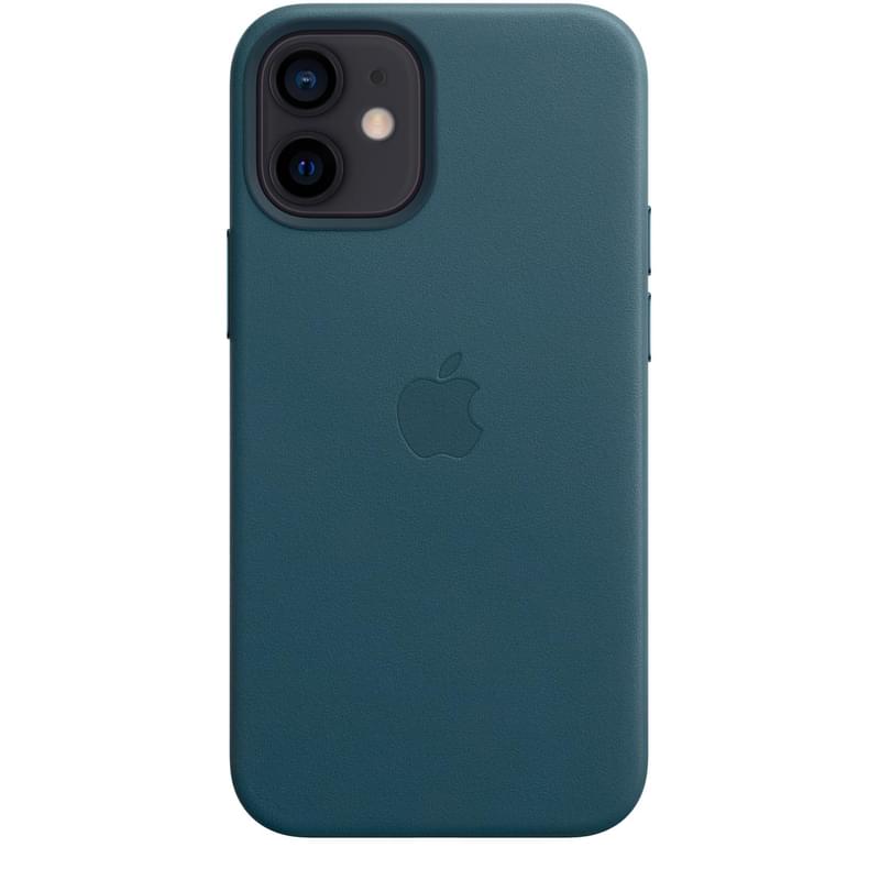 Чехол для IPhone 12 mini, Leather Case with MagSafe, Baltic Blue (MHK83ZM/A) - фото #4, Technodom.kz
