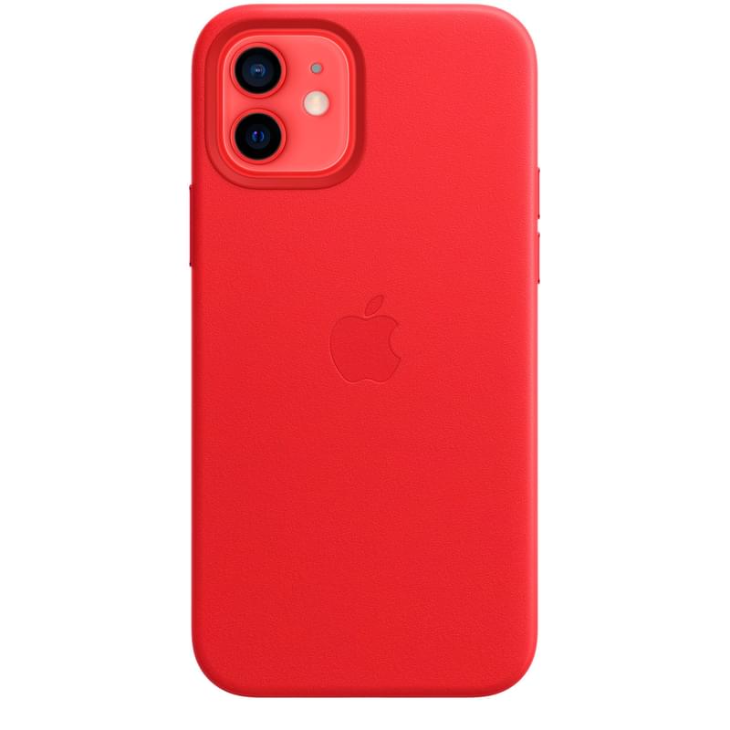 Чехол для IPhone 12/12 Pro, Leather Case with MagSafe, Red (MHKD3ZM/A) - фото #5, Technodom.kz