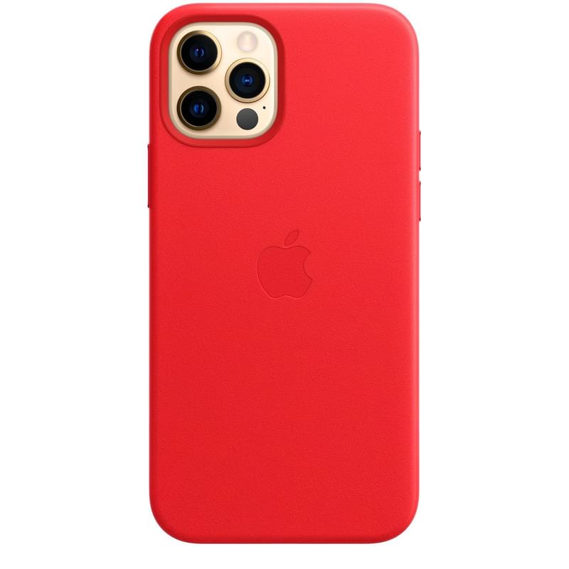 Чехол для IPhone 12/12 Pro, Leather Case with MagSafe, Red (MHKD3ZM/A) - фото #2, Technodom.kz