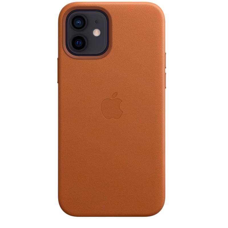 Чехол для IPhone 12/12 Pro, Leather Case with MagSafe, Saddle Brown (MHKF3ZM/A) - фото #5, Technodom.kz