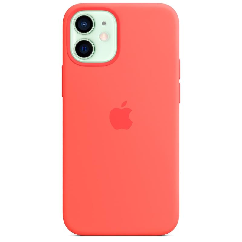 Чехол для IPhone 12 mini, Silicone Case with MagSafe, Pink Citrus (MHKP3ZM/A) - фото #1, Technodom.kz