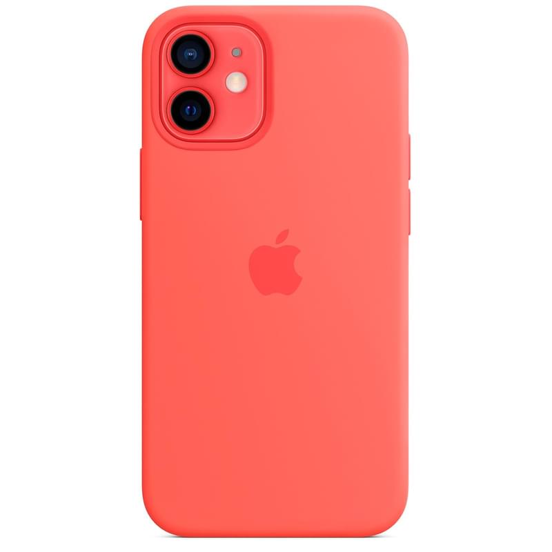 Чехол для IPhone 12 mini, Silicone Case with MagSafe, Pink Citrus (MHKP3ZM/A) - фото #2, Technodom.kz