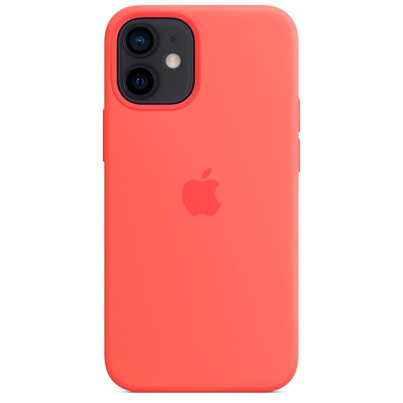 Чехол для IPhone 12 mini, Silicone Case with MagSafe, Pink Citrus (MHKP3ZM/A) - фото #4, Technodom.kz