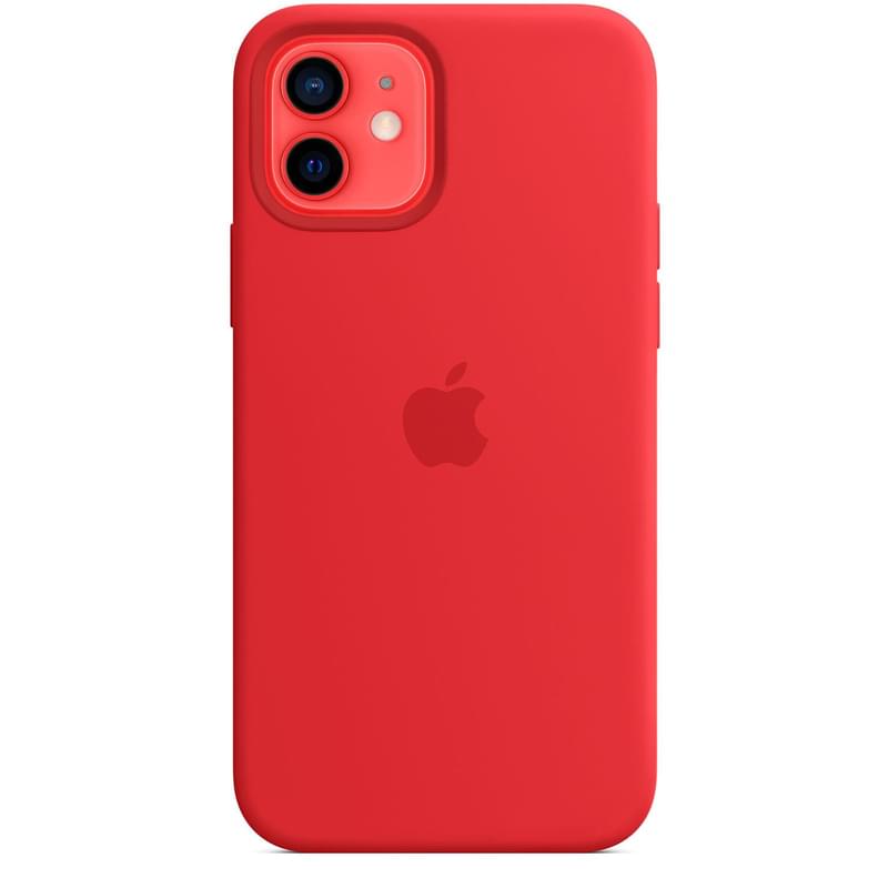 Чехол для IPhone 12/12 Pro, Silicone Case with MagSafe, Red (MHL63ZM/A) - фото #2, Technodom.kz