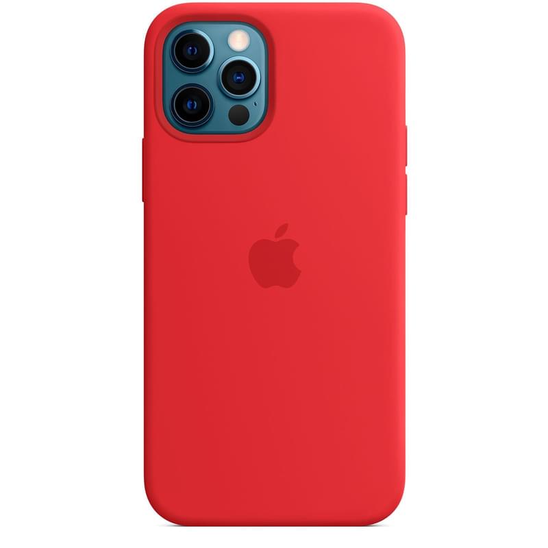 Чехол для IPhone 12/12 Pro, Silicone Case with MagSafe, Red (MHL63ZM/A) - фото #4, Technodom.kz