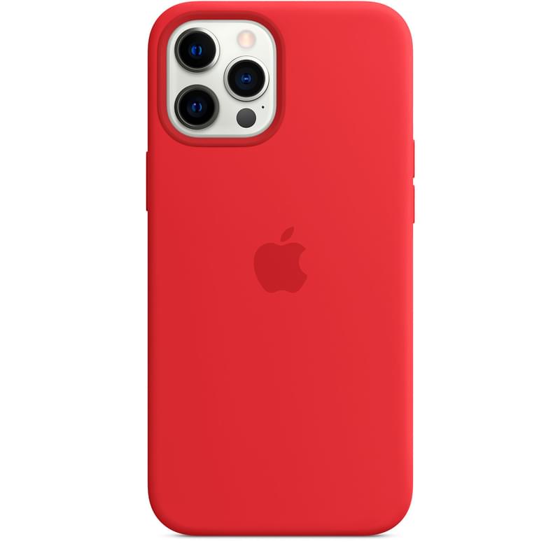 Чехол для IPhone 12 Pro Max, Silicone Case with MagSafe, Red (MHLF3ZM/A) - фото #3, Technodom.kz