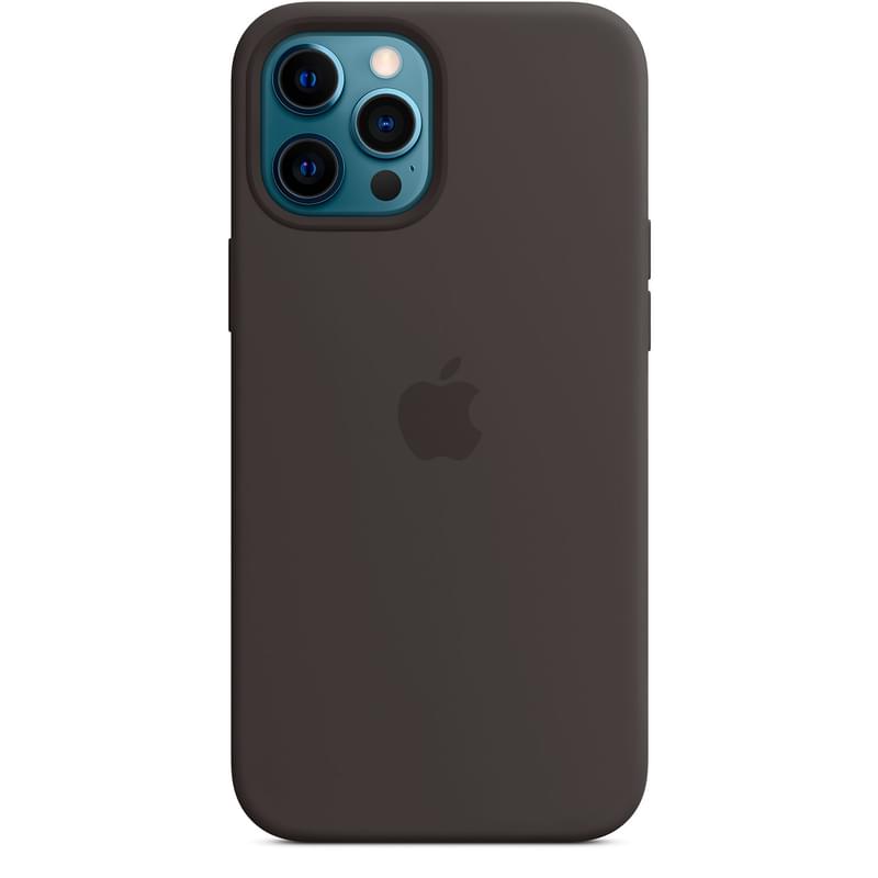 Чехол для IPhone 12 Pro Max, Silicone Case with MagSafe, Black (MHLG3ZM/A) - фото #0, Technodom.kz