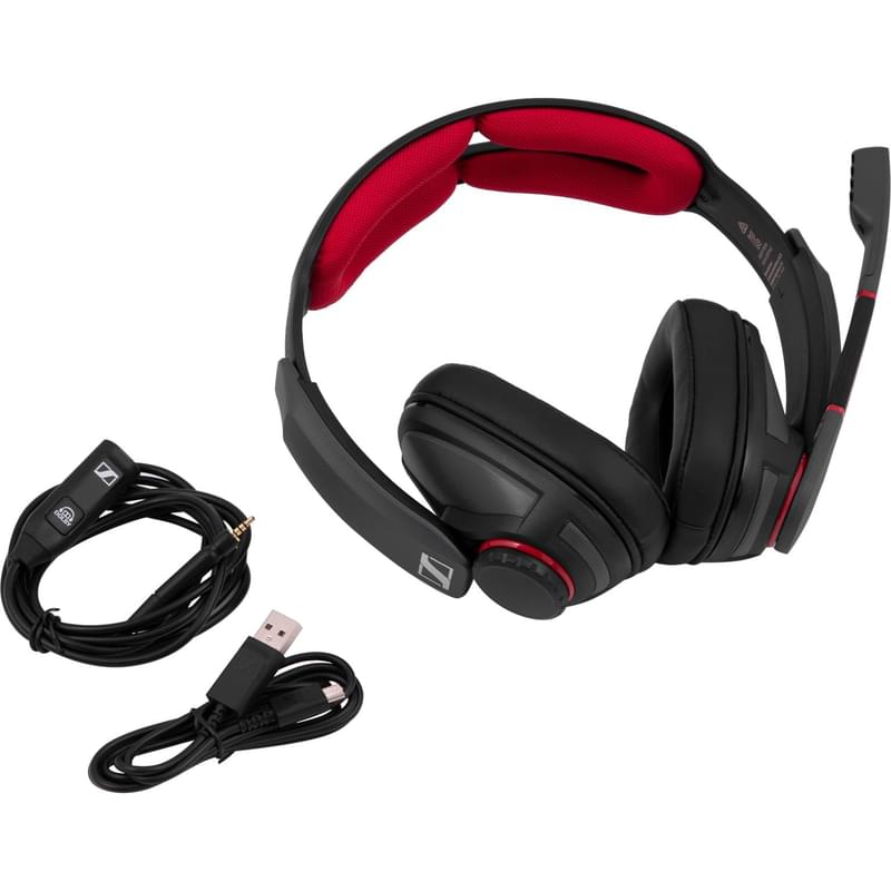 Игровая гарнитура Sennheiser GSP 350, Black/Red (507081) - фото #6, Technodom.kz