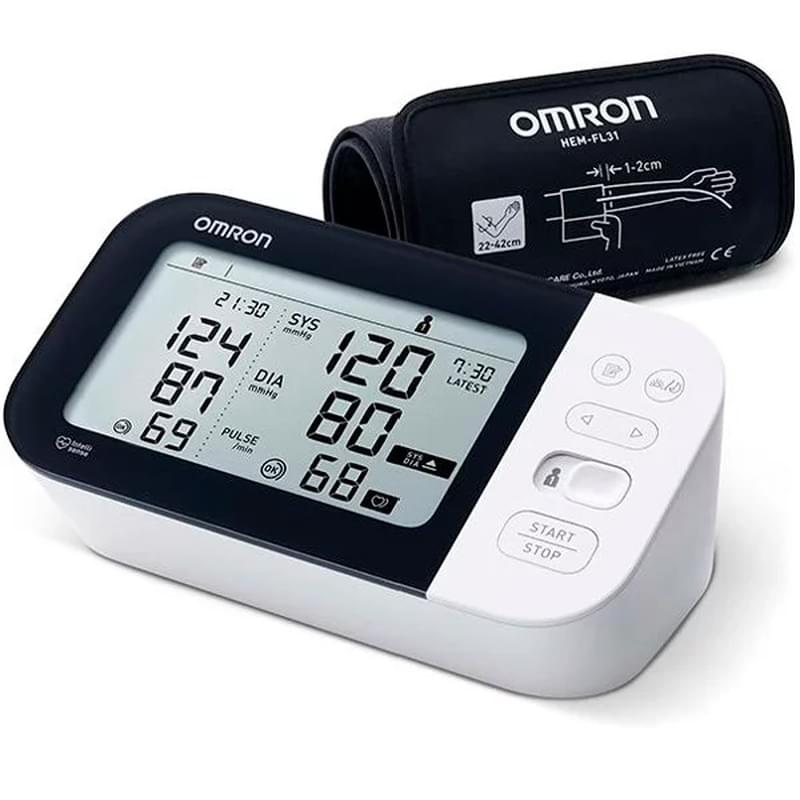 Тонометр автоматический на плечо Omron M7 Intelli IT HEM-7361T-EBK (манжета 22-42 см) - фото #0, Technodom.kz