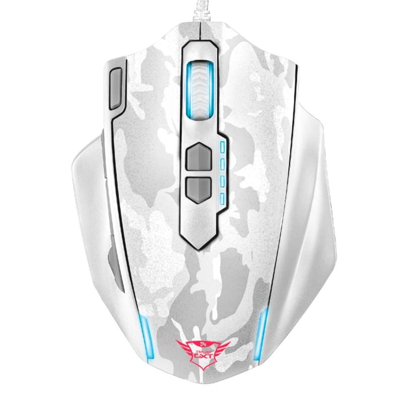 Мышка игровая проводная USB Trust GXT 155 CALDOR LED, White - фото #0, Technodom.kz